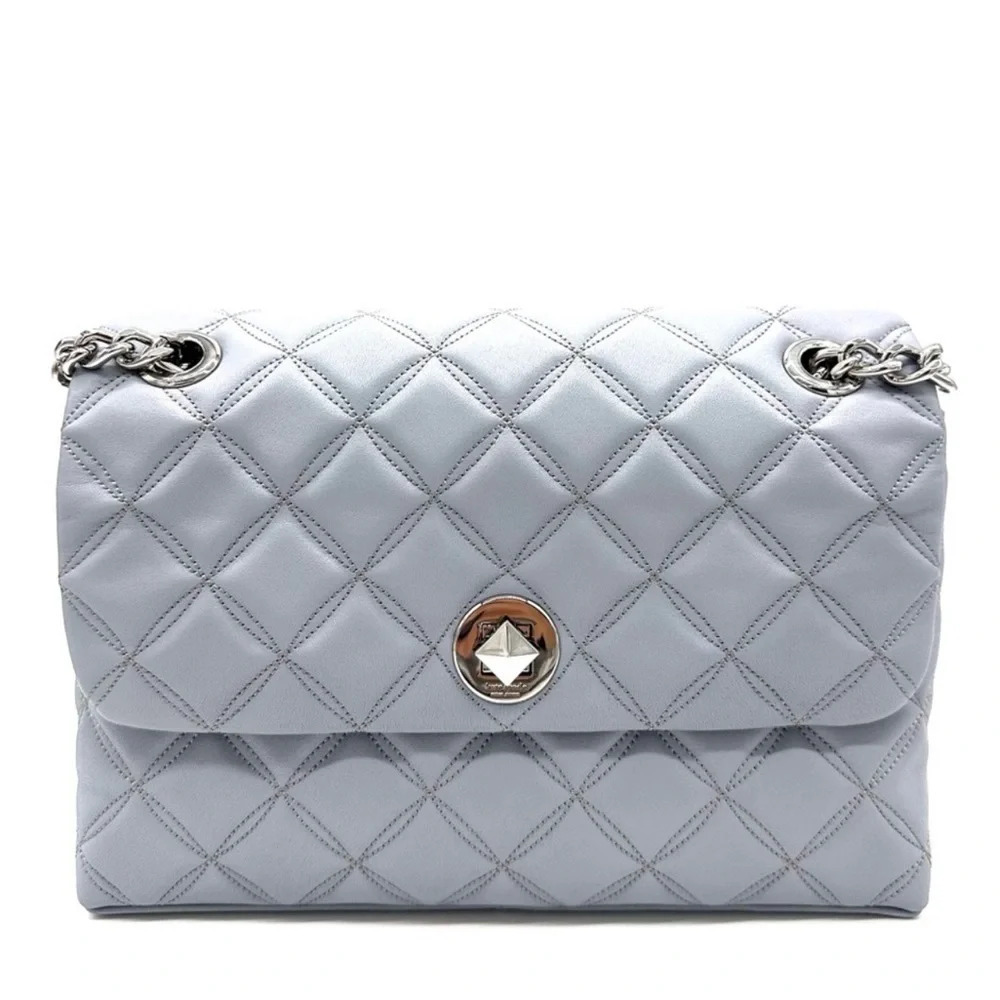 Kate Spade Natalia Quilted Medium Flap Shoulder Bag
Brushed Steel